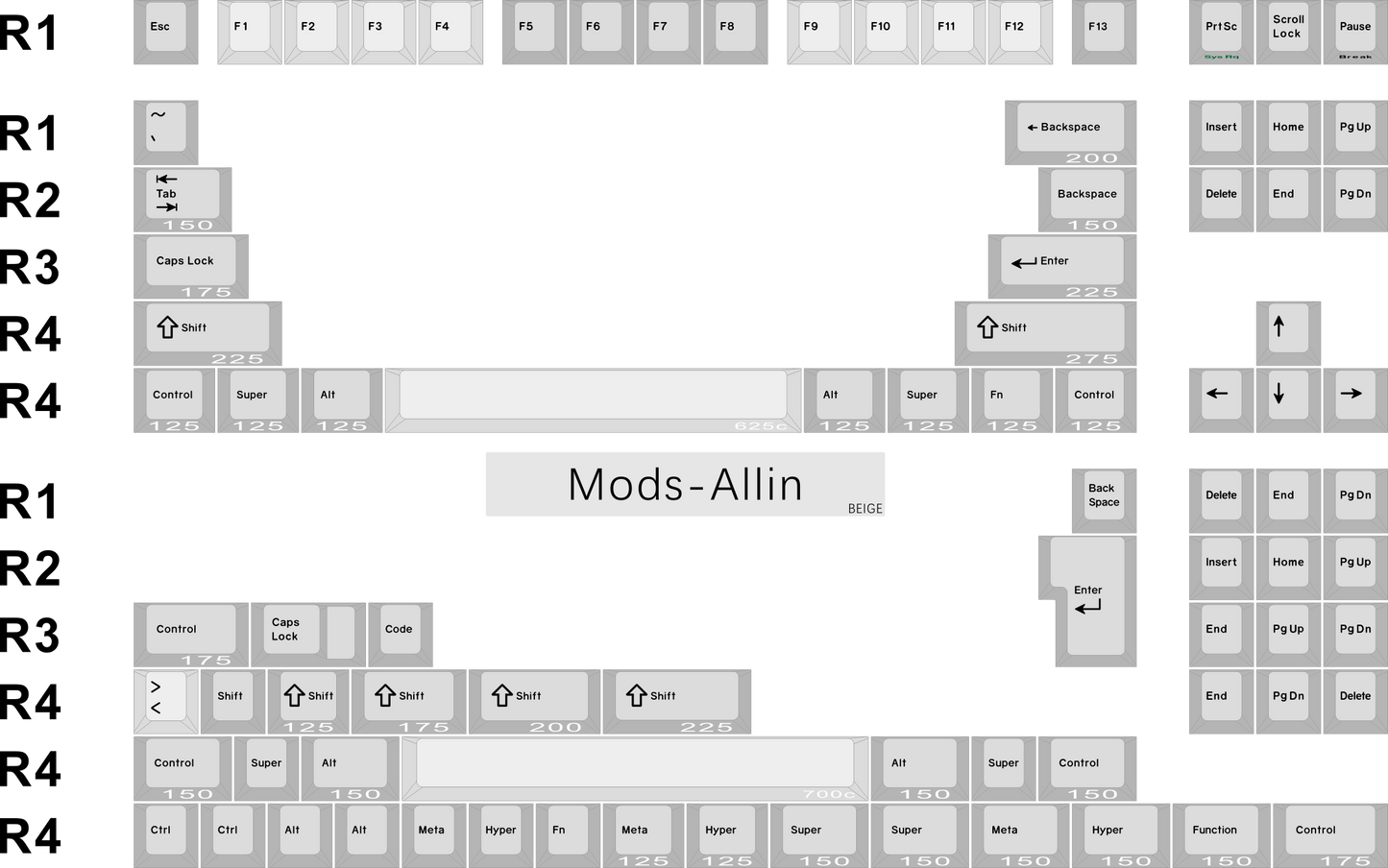 APL + All Mods Beige Combo